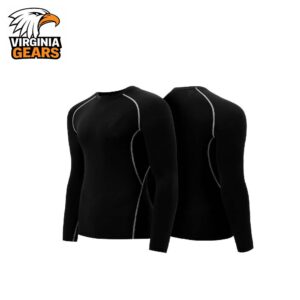 Virginia Gears Long Sleeve Compression Rash Guard