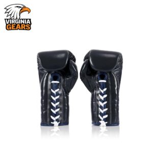Virginia Gears Fight Lace-Up Leather Boxing Gloves