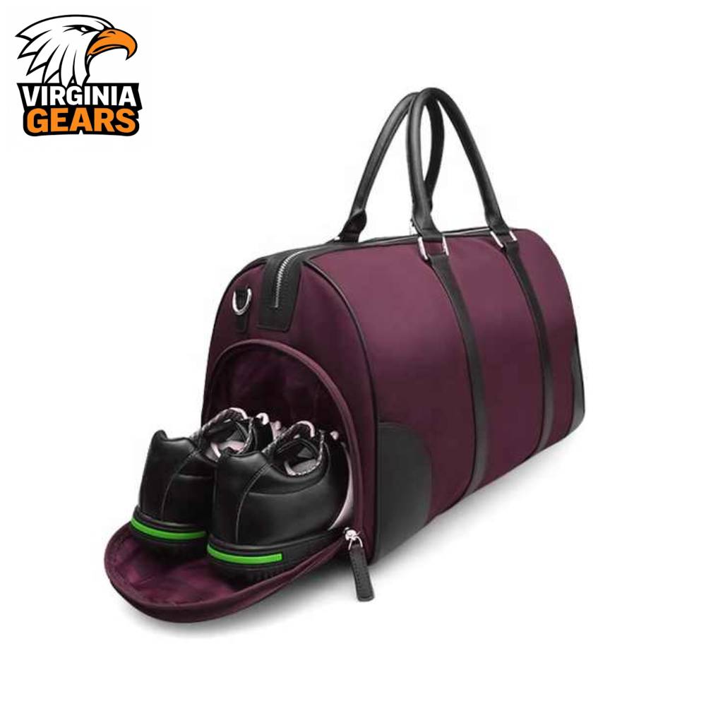Virginia Gears Duffle Bag with Shoe Compartment